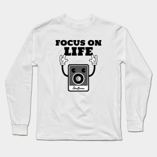 Focus On Life Retro Camera Long Sleeve T-Shirt